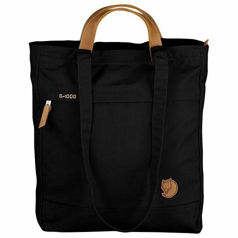 Fjällräven Women Foldsack No. 1 Shoulder Bag Black PH280839 Philippines